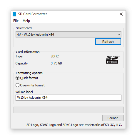 if computer not reading sd card try to format it