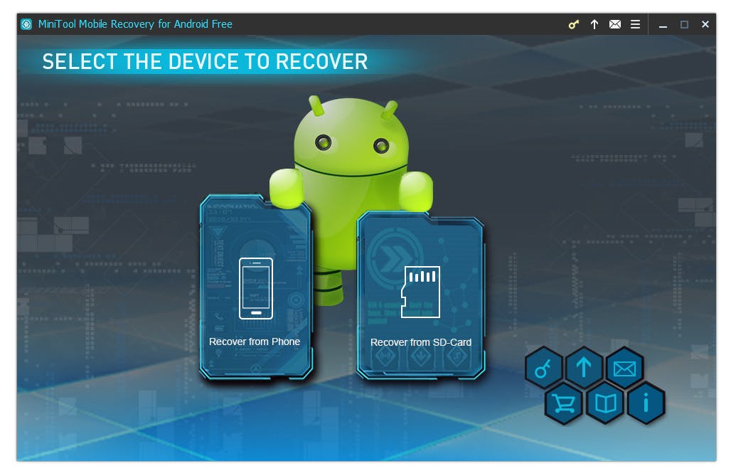 Minitool - Android recovery software screenshot