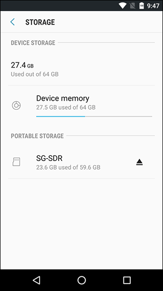 android internal memory cleaner
