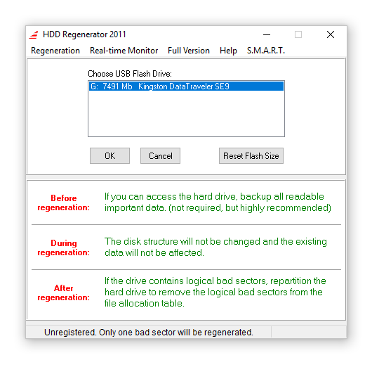 How To Make A Bootable Regenerating Usb Flash Pendrive Via Hdd Regenerator