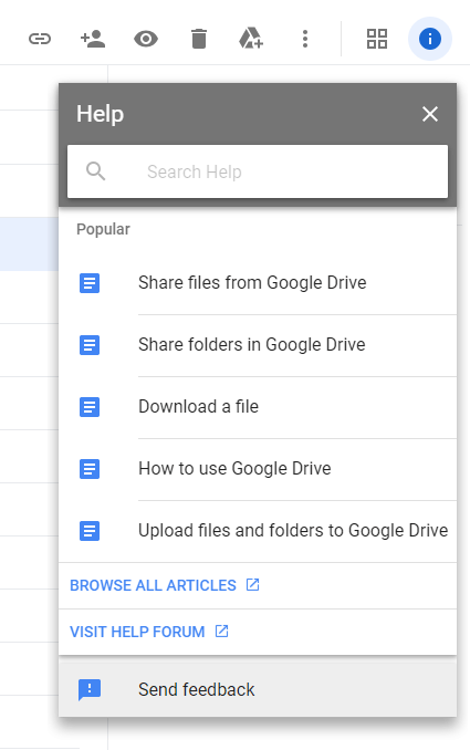 should google drive my drive folder update