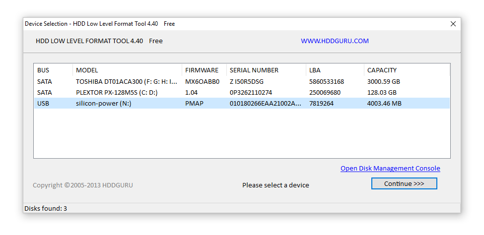 hdd low level format tool portable