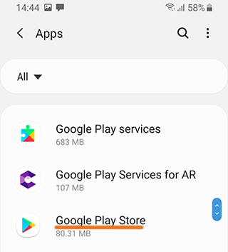 galaxy tab 2 google play store has stopped