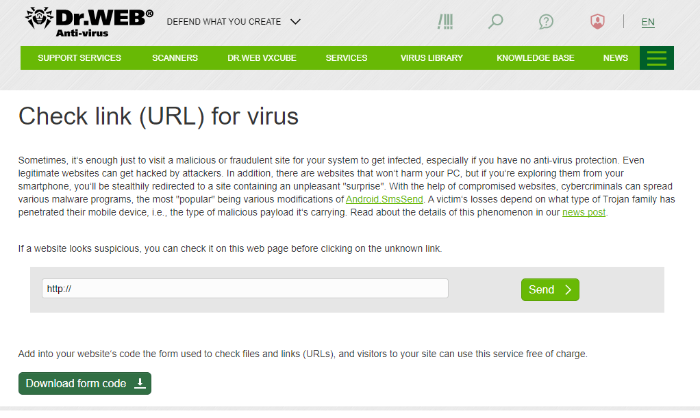 Checking the safety of a website | How to check a URL for viruses