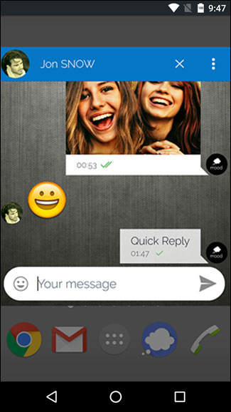 android signal messenger app send text to two people