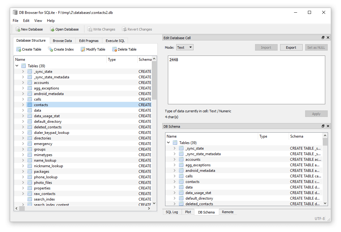 sqlite insert